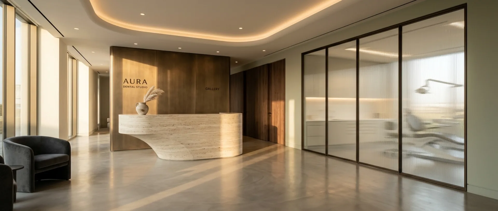 Aera Dental Studio — главный зал клиники